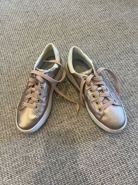 Geox rose colored sneakers.   One once. Size 8